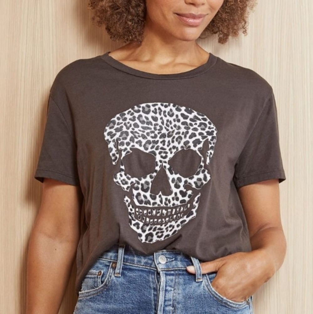 Chaser Leopard Skull Tee